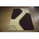 Nowoczesny wełniany dywan Lines z Indii ręcznie taftowany 150x240cm kolorowy geometryczny abstrakcyjny