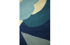 100% wełna gruby dywan z Indii 150x240cm kolorowy design