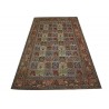 Ręcznie tkany eksklzywny dywan Mud Sherkat Farsh 134x237cm piękny perski w kwatery wełna i jedwab