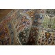 Ręcznie tkany eksklzywny dywan Mud Sherkat Farsh 134x237cm piękny perski w kwatery wełna i jedwab
