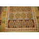 Kaudani ETNICZNY dywan kilim z Afganistanu 100% wełna VINTAGE 150x200cm pastelowe kolory