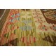 Kaudani ETNICZNY dywan kilim z Afganistanu 100% wełna VINTAGE 150x200cm pastelowe kolory