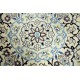 Nain 9la Habibian gęsto ręcznie tkany dywan z Iranu wełna + jedwab 100x150cm beżowy