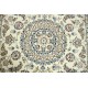 Nain 9la Habibian gęsto ręcznie tkany dywan z Iranu wełna + jedwab 97x145cm beżowy