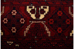 Turkmeński, etniczny wełniany dywan afgański Kunduz 170x240cm gęsty