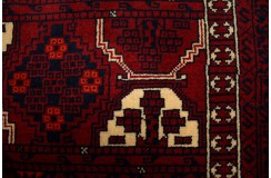 Turkmeński, etniczny wełniany dywan afgański Kunduz 170x240cm gęsty