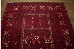 Turkmeński, etniczny wełniany dywan afgański Kunduz 170x240cm gęsty