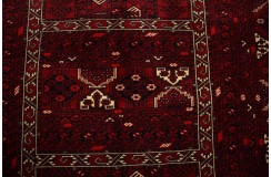 Turkmeński, etniczny wełniany dywan afgański Kunduz 170x240cm gęsty
