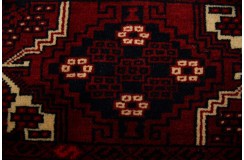 Turkmeński, etniczny wełniany dywan afgański Kunduz 170x240cm gęsty