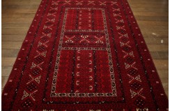 Turkmeński, etniczny wełniany dywan afgański Kunduz 170x240cm gęsty