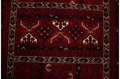 Turkmeński, etniczny wełniany dywan afgański Kunduz 170x240cm gęsty