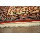 Ręcznie tkany antyczny nowy dywan afgański ekskluzywny gęsto tkany 119x145cm wełna ok 1950r. kwiatowe pnącza