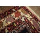 Ręcznie tkany antyczny nowy dywan afgański ekskluzywny gęsto tkany 130x145cm wełna ok 1950r. modlitewnik