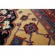 Ręcznie tkany antyczny nowy dywan afgański ekskluzywny gęsto tkany 117x127cm wełna ok 1950r. z medalionem