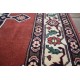 Ręcznie tkany antyczny nowy dywan afgański ekskluzywny gęsto tkany 127x201cm wełna ok 1950r. z medalionem