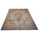 Ręcznie tkany eksklzywny dywan Mud Sherkat Farsh 250x340cm piękny perski z medalionem wełna i jedwab