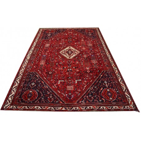 Bogaty dywan Sziraz Kaszkaj z Iranu 175x274cm 100% wełna ręcznie tkany na wełnie