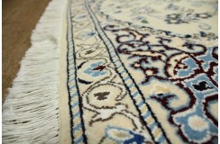 Ręcznie tkany dywan Nain 9la Habibian z Iranu 90x140cm beżowy