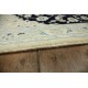 Nain 9la Habibian gęsto ręcznie tkany dywan z Iranu wełna + jedwab 60x90cm czarny