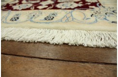 Ręcznie tkany dywan Nain 9la Habibian z Iranu 60x90cm czerwony