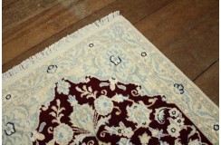 Ręcznie tkany dywan Nain 9la Habibian z Iranu 60x90cm czerwony
