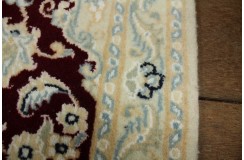 Ręcznie tkany dywan Nain 9la Habibian z Iranu 60x90cm czerwony