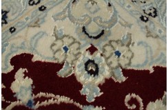 Ręcznie tkany dywan Nain 9la Habibian z Iranu 60x90cm czerwony