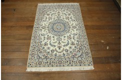 Ręcznie tkany dywan Nain 9la Habibian z Iranu 120x180cm beżowy