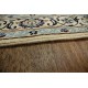 Nain 9la Habibian gęsto ręcznie tkany dywan z Iranu wełna + jedwab 114x182cm beżowy
