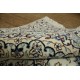 Nain 9la Habibian gęsto ręcznie tkany dywan z Iranu wełna + jedwab 114x182cm beżowy
