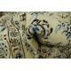 Nain 9la Habibian gęsto ręcznie tkany dywan z Iranu wełna + jedwab 155x244cm beżowy