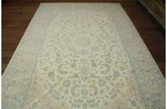 Ręcznie tkany dywan Nain 9la Habibian z Iranu 200x300cm beżowy
