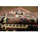 Ręcznie tkany antyczny dywan gęsto tkany 140x180cm wełna ok 1950r. Afganistan etniczny
