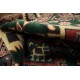 Ręcznie tkany antyczny dywan gęsto tkany 140x180cm wełna ok 1950r. Afganistan etniczny