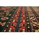 Ręcznie tkany antyczny dywan gęsto tkany 140x170cm wełna ok 1950r. Afganistan etniczny