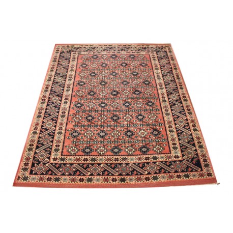 Ręcznie tkany antyczny dywan gęsto tkany 130x160cm wełna ok 1950r. Afganistan etniczny