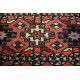 Ręcznie tkany antyczny dywan gęsto tkany 130x160cm wełna ok 1950r. Afganistan etniczny