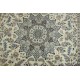 Nain 6la Habibian gęsto ręcznie tkany dywan z Iranu wełna + jedwab ok 155x240cm jasny beżowy majestatyczny z podpisem