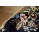 Nain 6la Habibian gęsto ręcznie tkany dywan z Iranu wełna + jedwab ok 101x147cm granatowy majestatyczny z podpisem