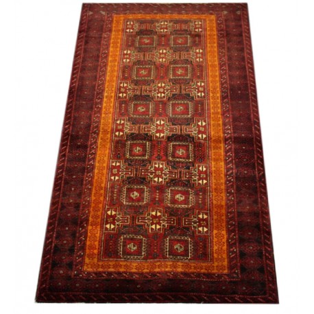 Dywan rękodzieło Beludżów 100% wełna 100x185cm oryginalny z Iranu tradycyjny perski