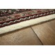 Beżowy piękny dywan Bidjar z motywem heratu 100% wełna ręcznie tkany 120x180cm Indie
