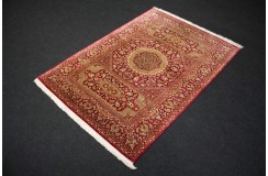 Perski oryginalny dywan Kom unikatowy 100% naturalny jedwab 104x145cm