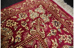 Perski oryginalny dywan Kom unikatowy 100% naturalny jedwab 104x145cm
