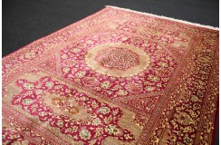 Perski oryginalny dywan Kom unikatowy 100% naturalny jedwab 104x145cm