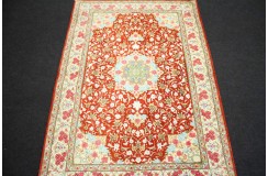 Perski oryginalny dywan Kom unikatowy 100% naturalny jedwab 110x147cm