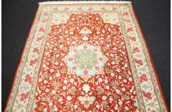 Perski oryginalny dywan Kom unikatowy 100% naturalny jedwab 110x147cm