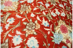 Perski oryginalny dywan Kom unikatowy 100% naturalny jedwab 110x147cm