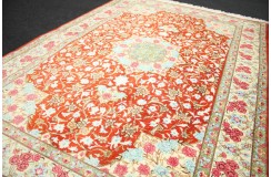 Perski oryginalny dywan Kom unikatowy 100% naturalny jedwab 110x147cm