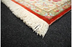 Perski oryginalny dywan Kom unikatowy 100% naturalny jedwab 110x147cm