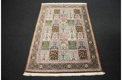 Perski oryginalny dywan Kom unikatowy 100% naturalny jedwab 100x157cm